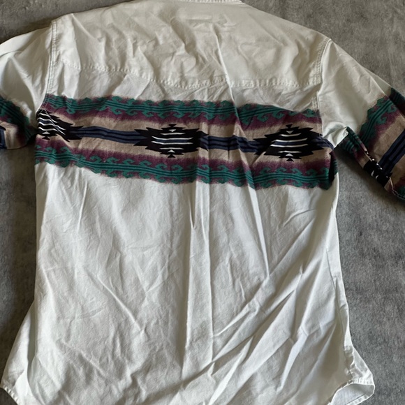 VINTAGE EXPRESS RIDER BUTTON UP MENS SZ SMALL - Picture 4 of 10